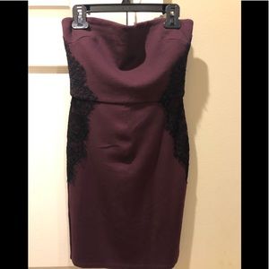 Velvet brand strapless dress